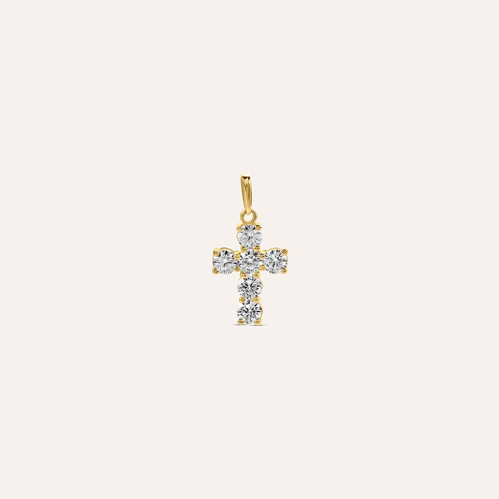 Pendente Holy Oro Giallo Cubic Zirconia