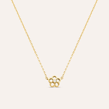Collana Mon Petit Oro Giallo Diamante
