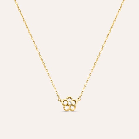 Collana Mon Petit Oro Giallo Diamante - Collane Bambino | Stroili