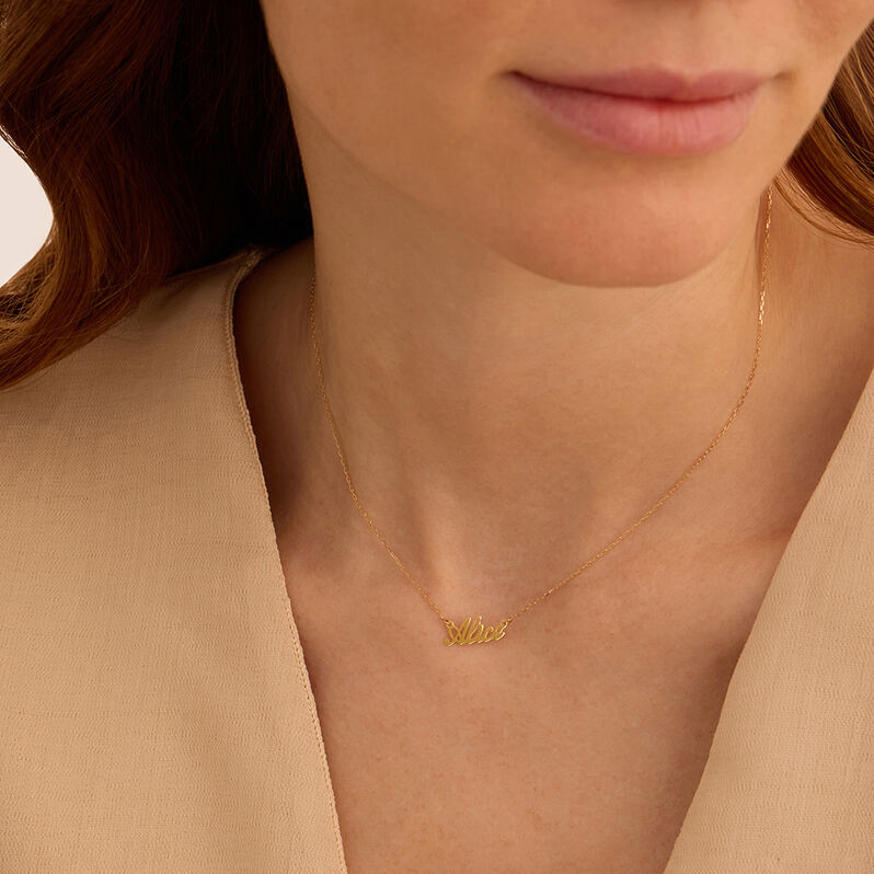 Collana Alice Gold Names Oro Giallo - Collane Unisex | Stroili