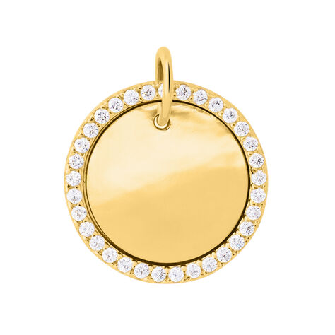 Pendente Poème Oro Giallo Cubic Zirconia - Ciondoli con Incisione Donna | Stroili