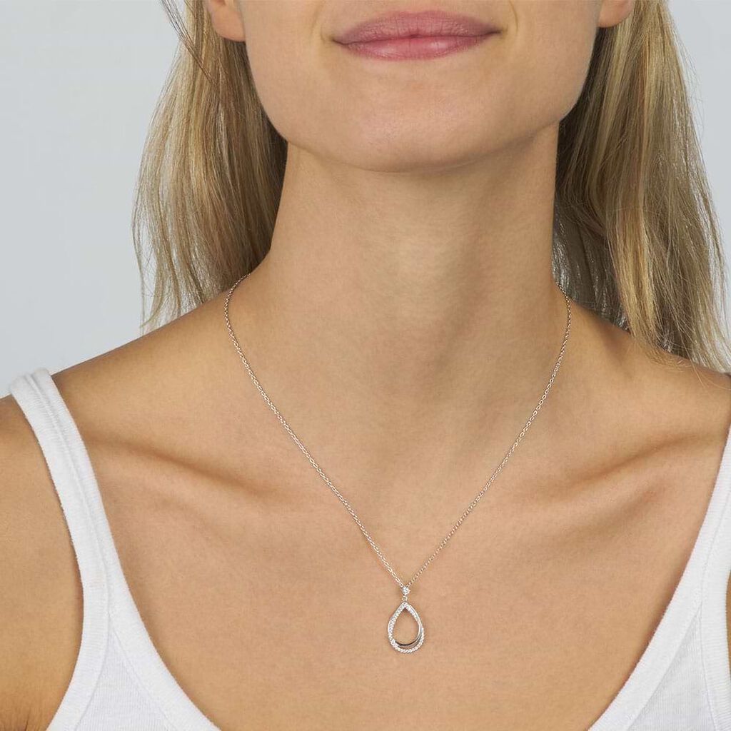 Collana Silver Shine Argento Rodiato Cubic Zirconia - Collane Donna | Stroili