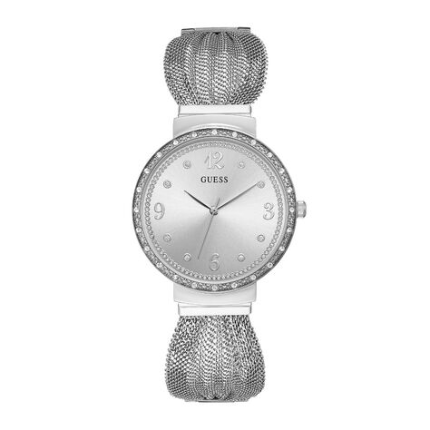 Orologio Donna Guess Chiffon quadrante argento W1083L1-RE21 - Orologi Donna | Stroili