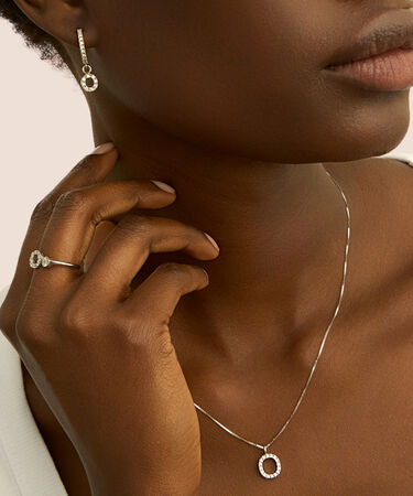 Collana Silver Moments Argento Rodiato Cubic Zirconia