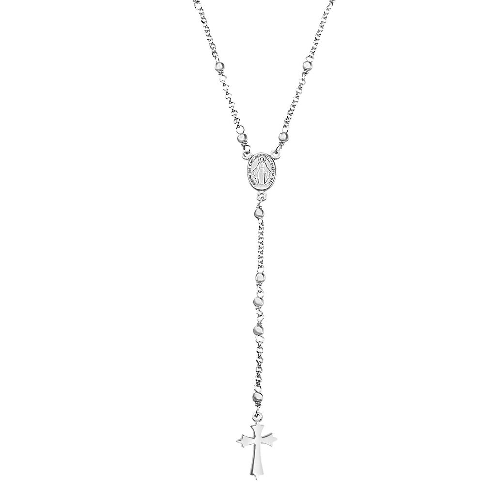 Collana Rosario Silver Soul Argento Rodiato - Collane Rosario Donna | Stroili