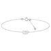 Bracciale Punto Luce Claire Oro Bianco E Cubic Zirconia - Bracciali Amicizia Donna | Stroili