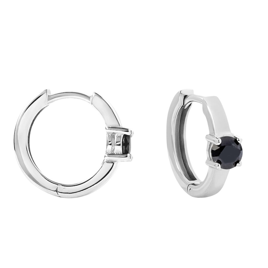 Orecchini A Cerchio Silver Elegance Argento Rodiato Cubic Zirconia - Orecchini a Cerchio Donna | Stroili