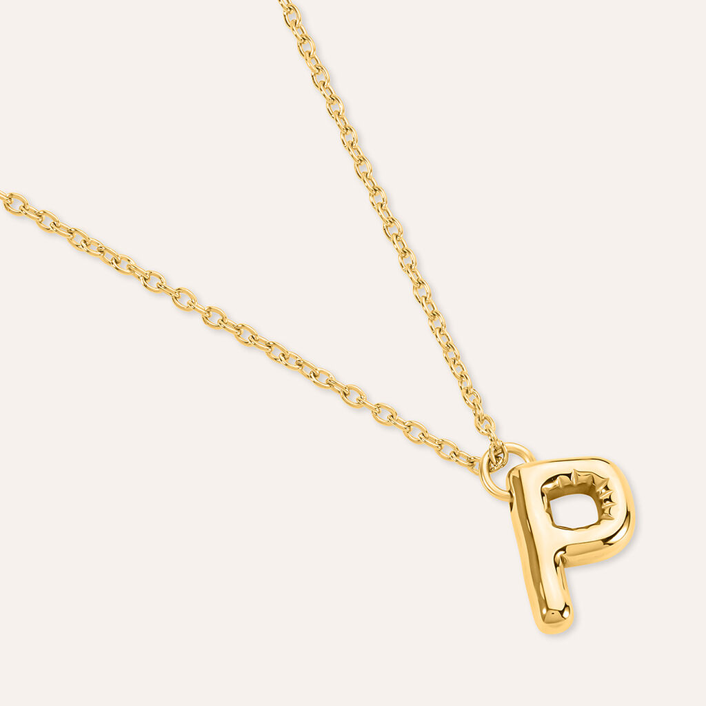 Collana Radiance Acciaio Dorato