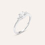 Anello Trilogy Silver Elegance Argento Rodiato Cubic Zirconia