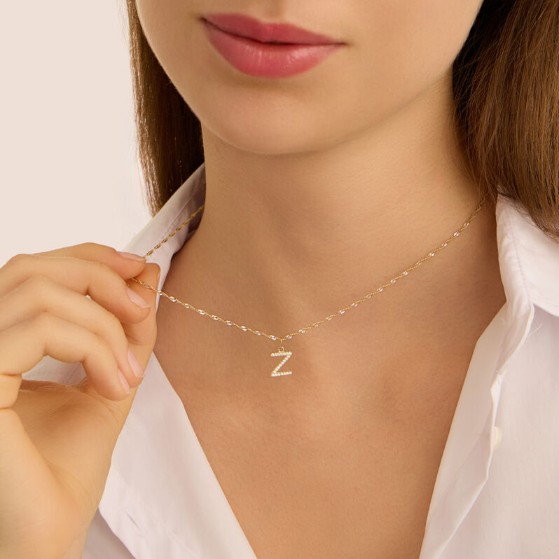 Pendente Poème Oro Giallo Cubic Zirconia - Ciondoli Donna | Stroili