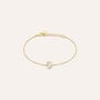 Bracciale Silver Glow Argento Dorato Cubic Zirconia