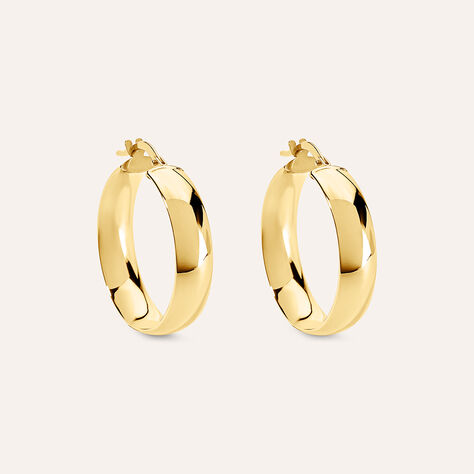 Orecchini A Cerchio Toujours Oro Giallo - Orecchini a Cerchio Donna | Stroili