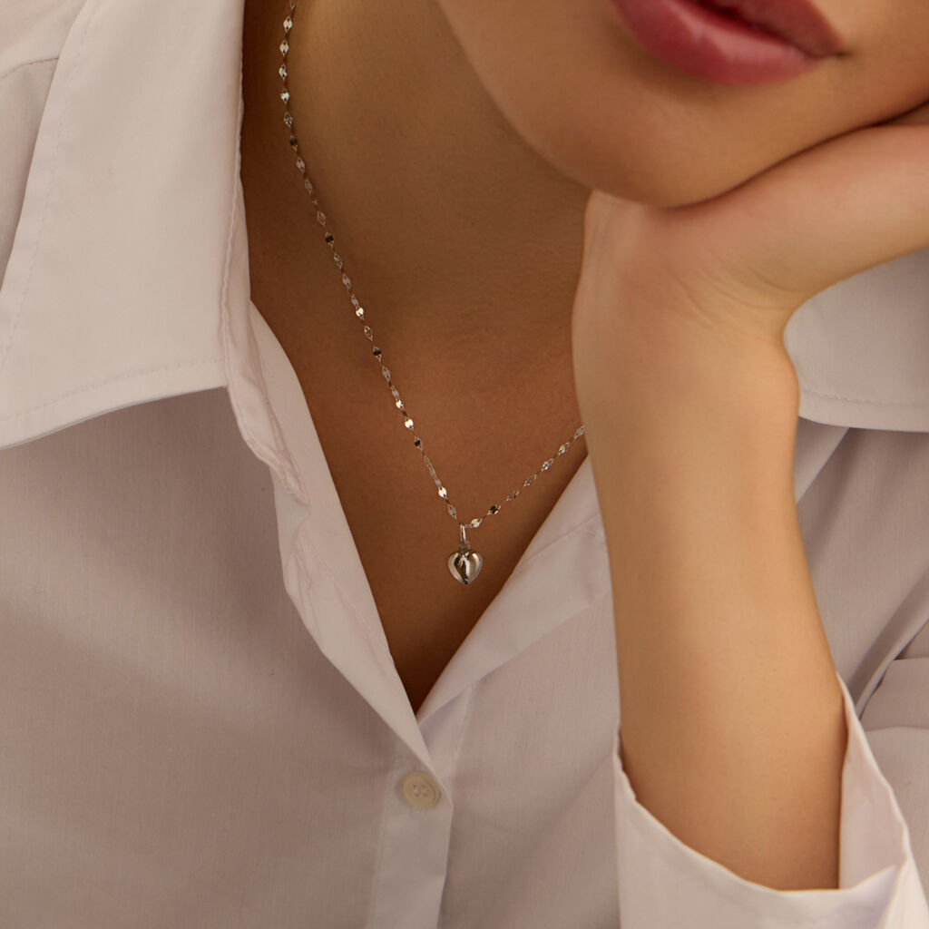 Pendente Poème Oro Bianco