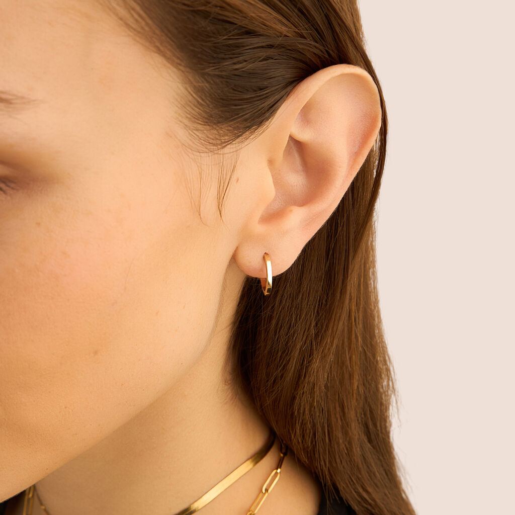 Orecchini A Cerchio Toujours Oro Giallo