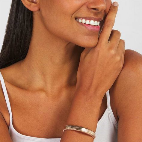 Bangle Lady Code Acciaio Rosa - Bracciali Rigidi Donna | Stroili