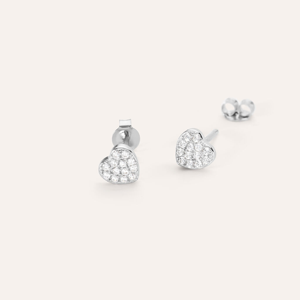 Orecchini Lobo Silver Moments Argento Rodiato Cubic Zirconia