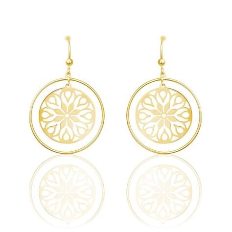 Orecchini pendenti e a monachella in oro giallo - Orecchini Pendenti Donna | Stroili