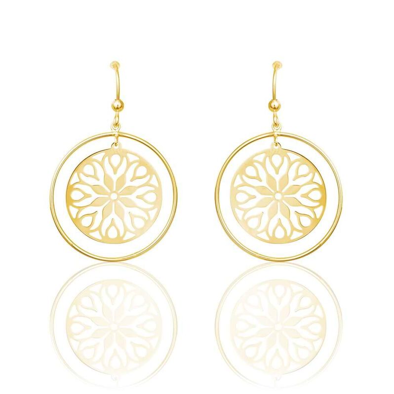 Orecchini pendenti e a monachella in oro giallo - Orecchini Pendenti Donna | Stroili