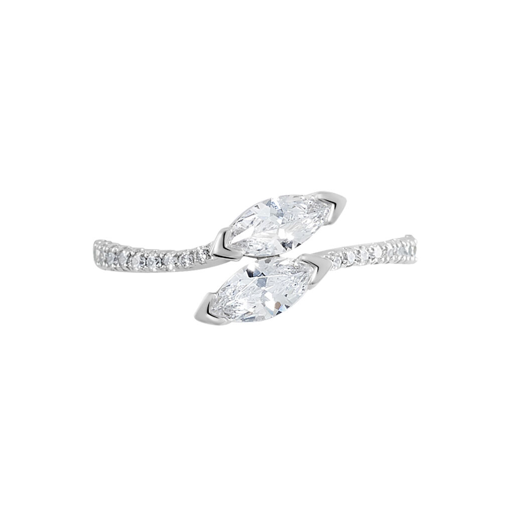 Anello Silver Elegance Argento Rodiato Cubic Zirconia - Anelli con Pietre Donna | Stroili