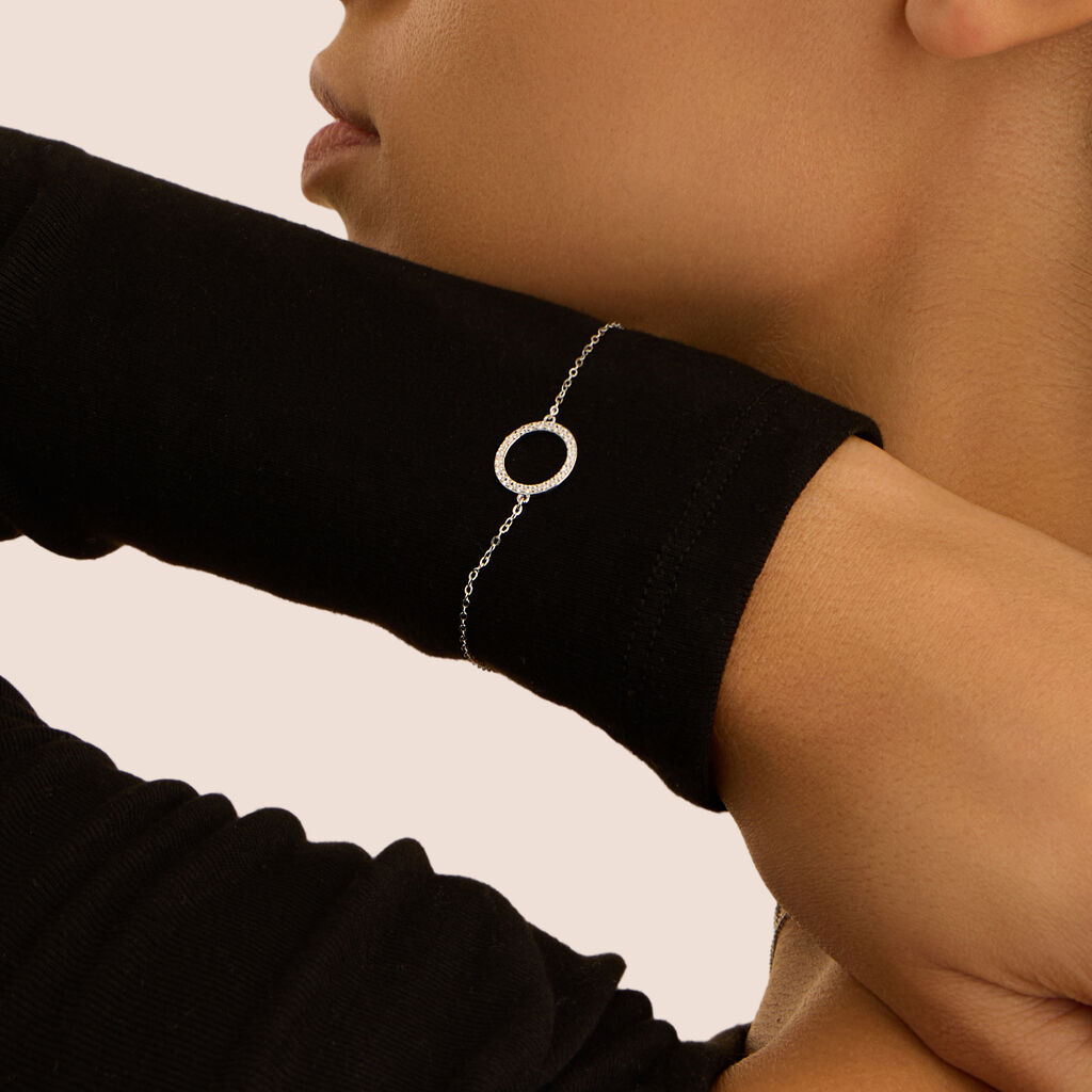 Bracciale Silver Shine Argento Rodiato Cubic Zirconia - Bracciali Donna | Stroili