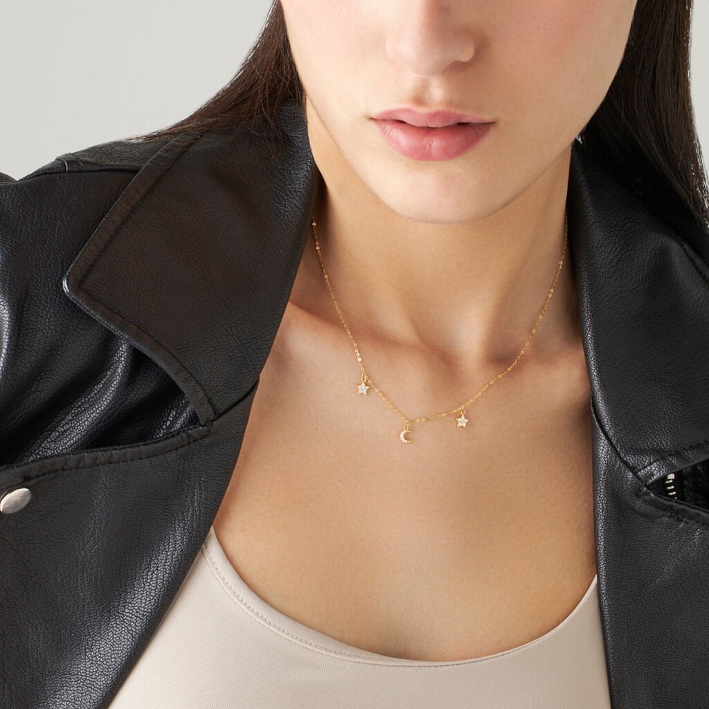 Collana Claire Oro Giallo Cubic Zirconia - Collane Donna | Stroili