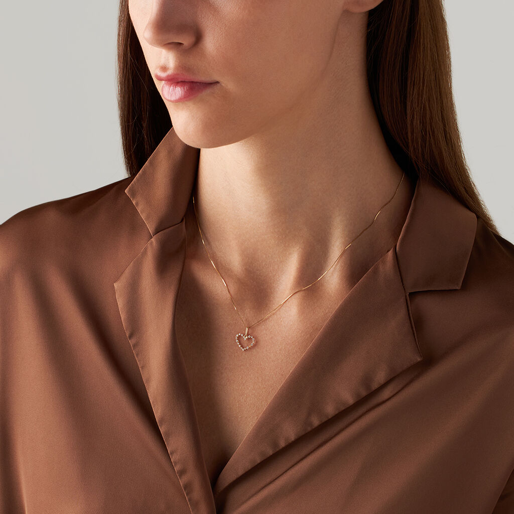 Pendente Poème Oro Giallo Cubic Zirconia - Ciondoli Donna | Stroili