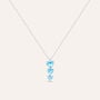 Collana Trilogy Silver Rainbow Argento Rodiato Cubic Zirconia
