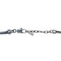 Bracciale Tennis Gentleman Argento Nero Cubic Zirconia