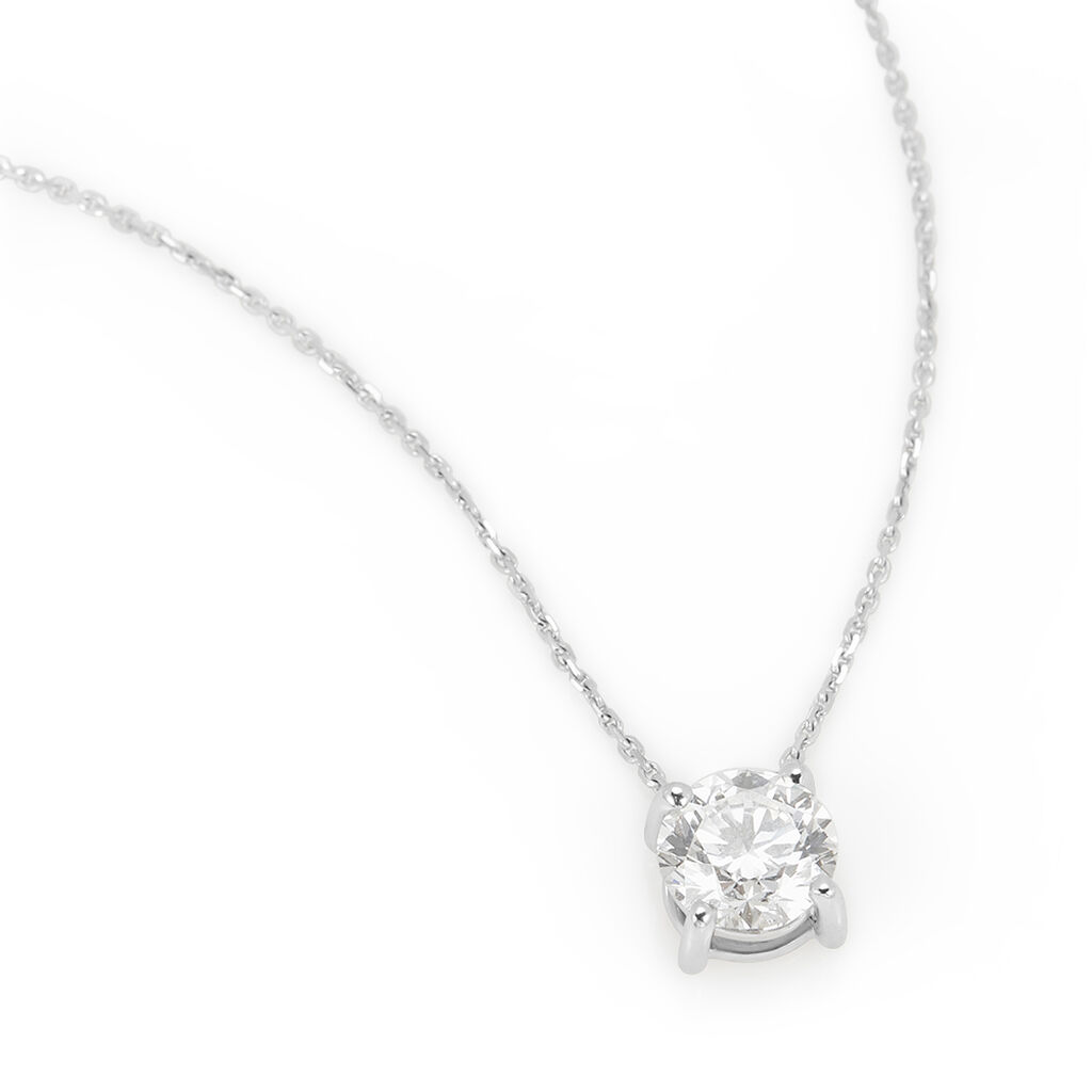 Collana Punto Luce Diamade Oro Bianco Diamante Lab-Grown - Collane Punto Luce Donna | Stroili