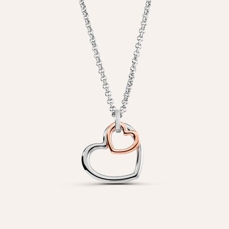 Collana Lady Code Acciaio Bicolore Bianco / Rosa - Collane Donna | Stroili