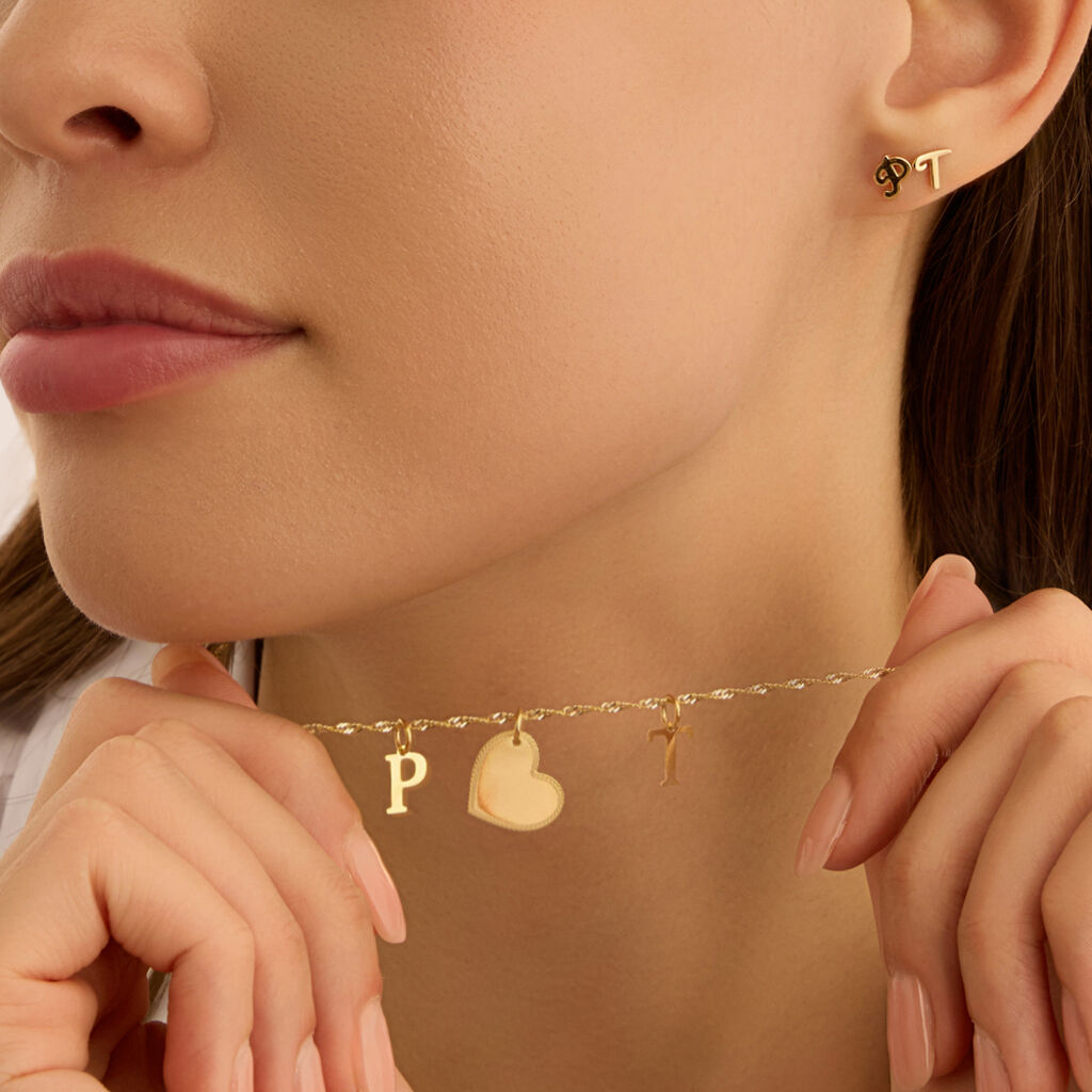 Mono Orecchino Lobo Bon Ton Oro Giallo