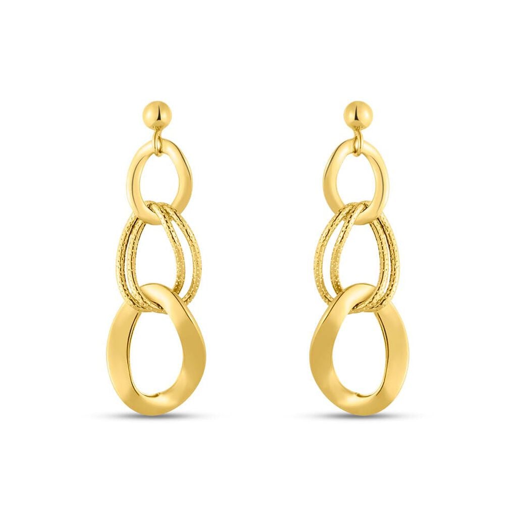 Orecchini Pendenti Golden Lover Oro Giallo