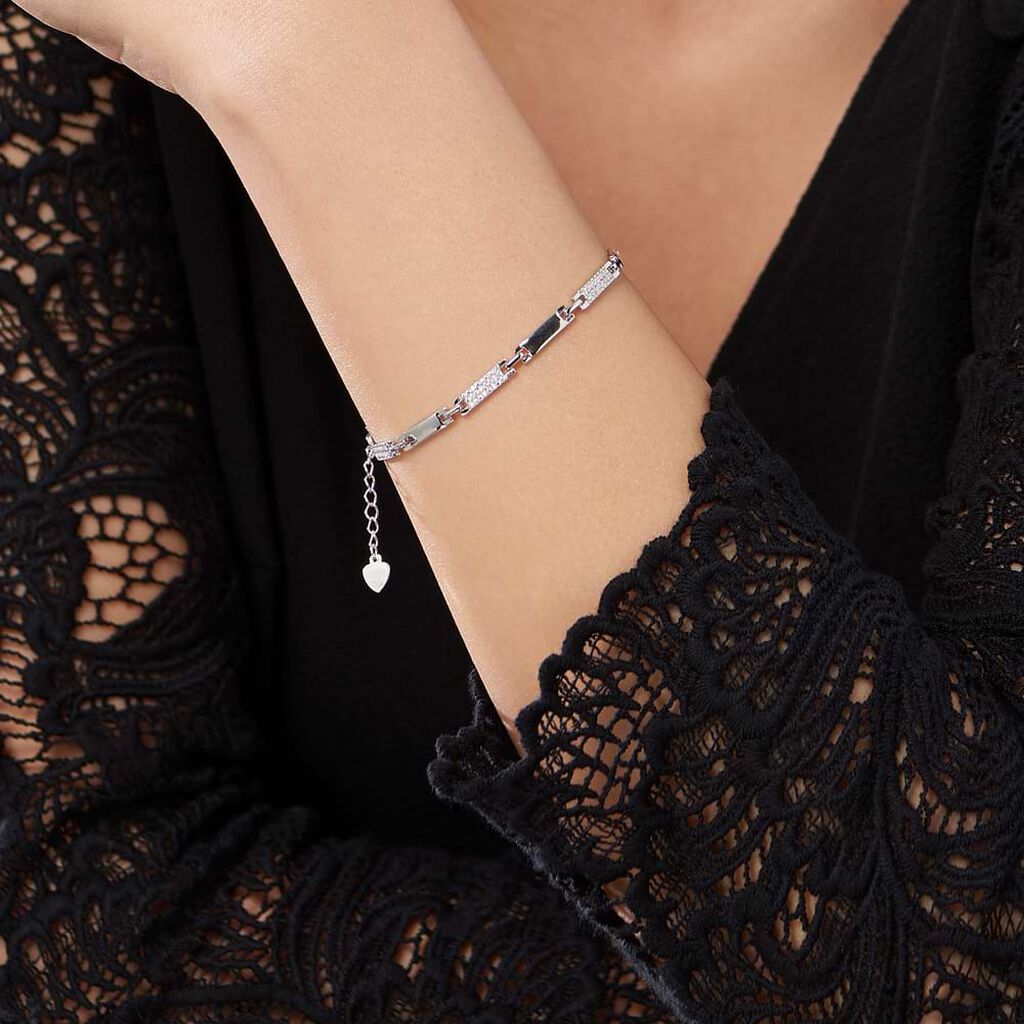 Bracciale Silver Shine Argento Rodiato Cubic Zirconia - Bracciali Donna | Stroili