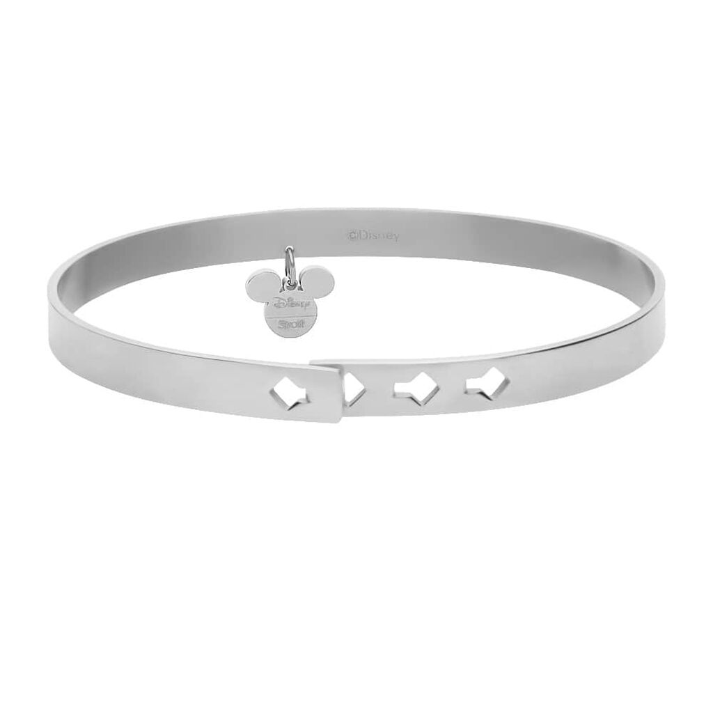 Bangle Lady Message Acciaio Disney e Cristalli - Bracciali Donna | Stroili