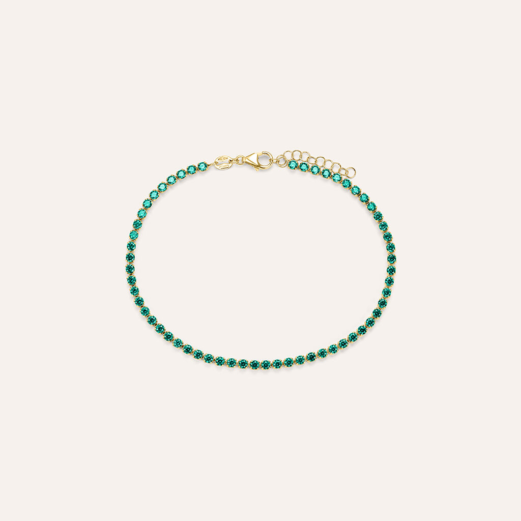 Bracciale Tennis Claire Oro Giallo Cubic Zirconia