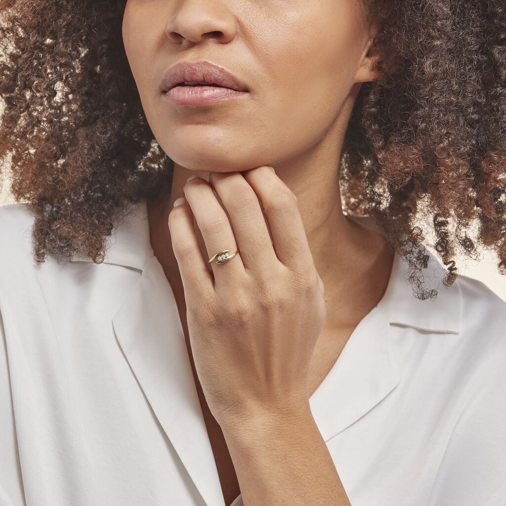 Anello Trilogy Sophia Oro Giallo Diamante