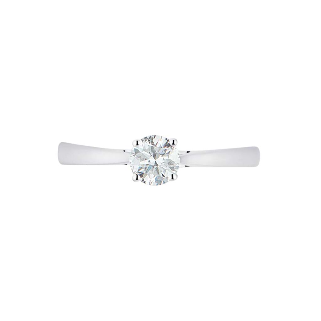 Anello Solitario Diamade Oro Bianco Diamante Lab-Grown - Anelli con Pietre Donna | Stroili