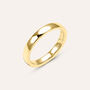 Fede Comoda Leggera Squadrata 3 mm Oro Giallo