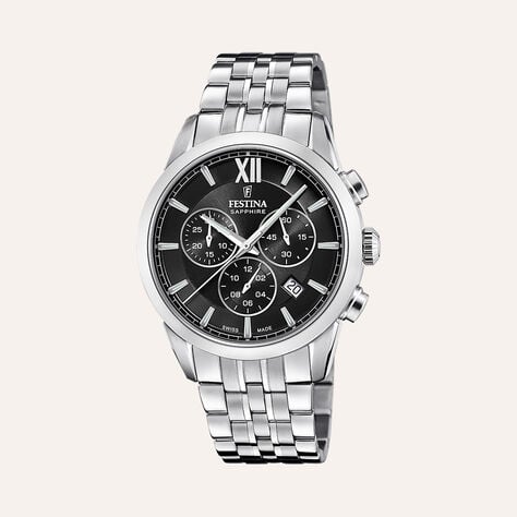 Orologio Al Quarzo Festina Swiss Made Chrono F20040/4 - Orologi con Datario Uomo | Stroili