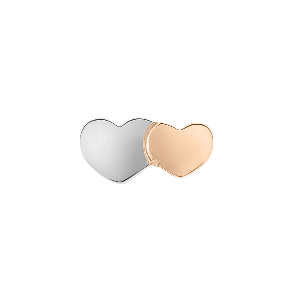 Charm Essential Code Acciaio Bicolore Bianco / Rosa - Gioielli Donna | Stroili
