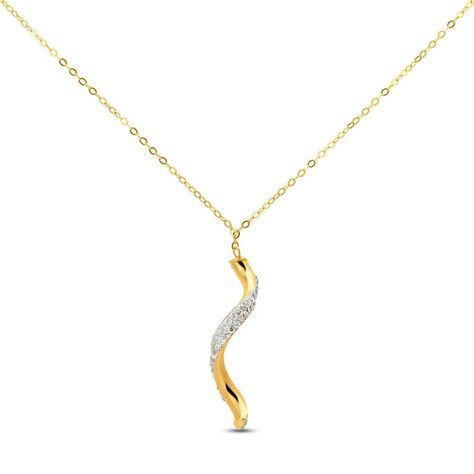 Collana Christelle Oro Giallo Cristallo - Collane Donna | Stroili