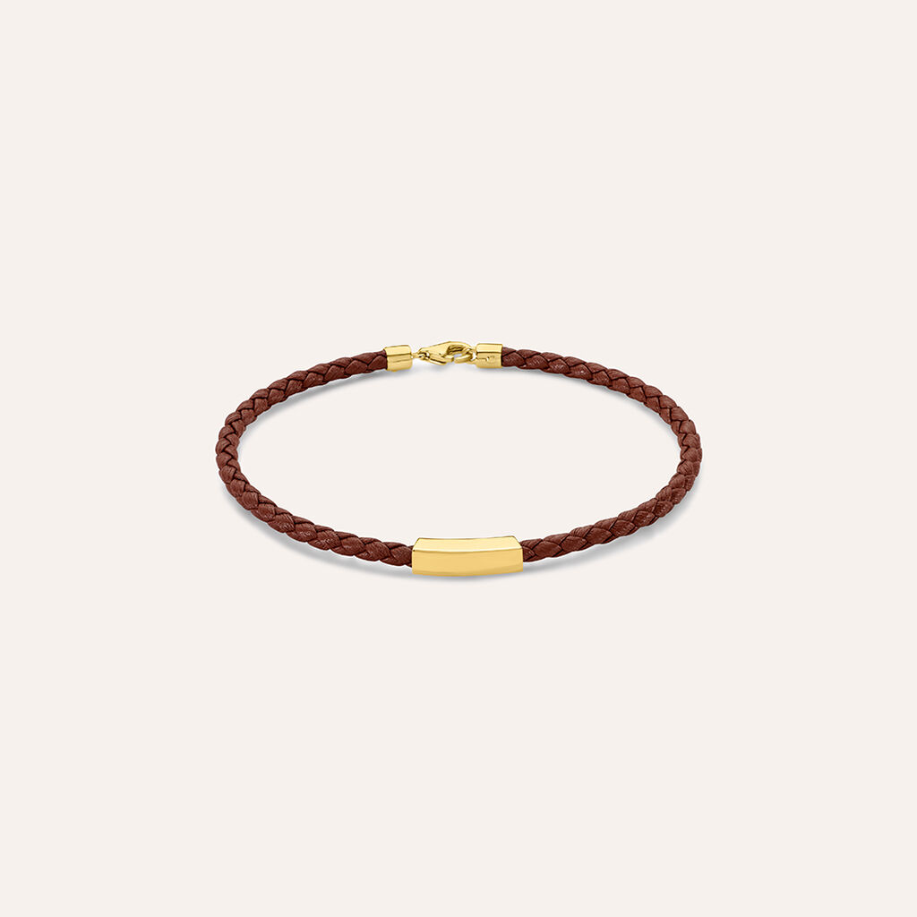 Bracciale Con Targhetta L'homme Or Oro Giallo
