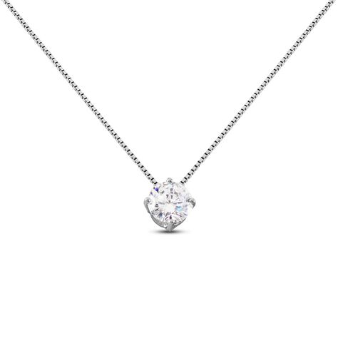 Collana Punto Luce Silver Elegance Argento Rodiato Cubic Zirconia - Collane Punto Luce Donna | Stroili