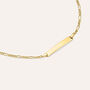 Bracciale Con Targhetta Holy Oro Bianco