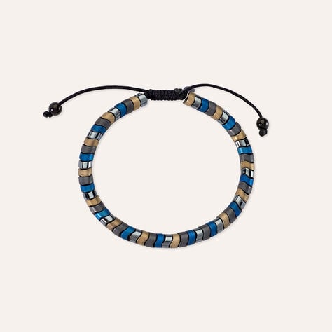 Bracciale Man Code Acciaio Nero - Bracciali Uomo | Stroili