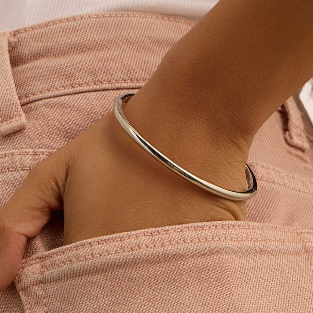 Bangle Lady Code Acciaio - Bracciali Rigidi Donna | Stroili