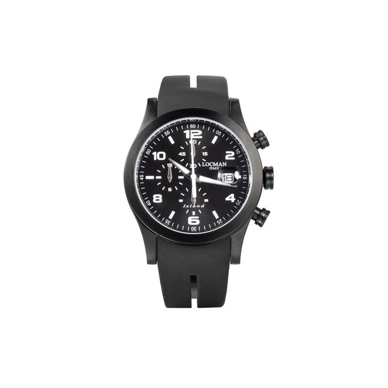 Orologio Al Quarzo Locman Island 0618k01s-bkbkwhsk - Orologi con Datario Uomo | Stroili
