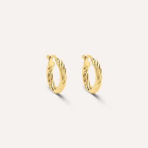 Orecchini A Cerchio Toujours Oro Giallo - Orecchini a Cerchio Donna | Stroili