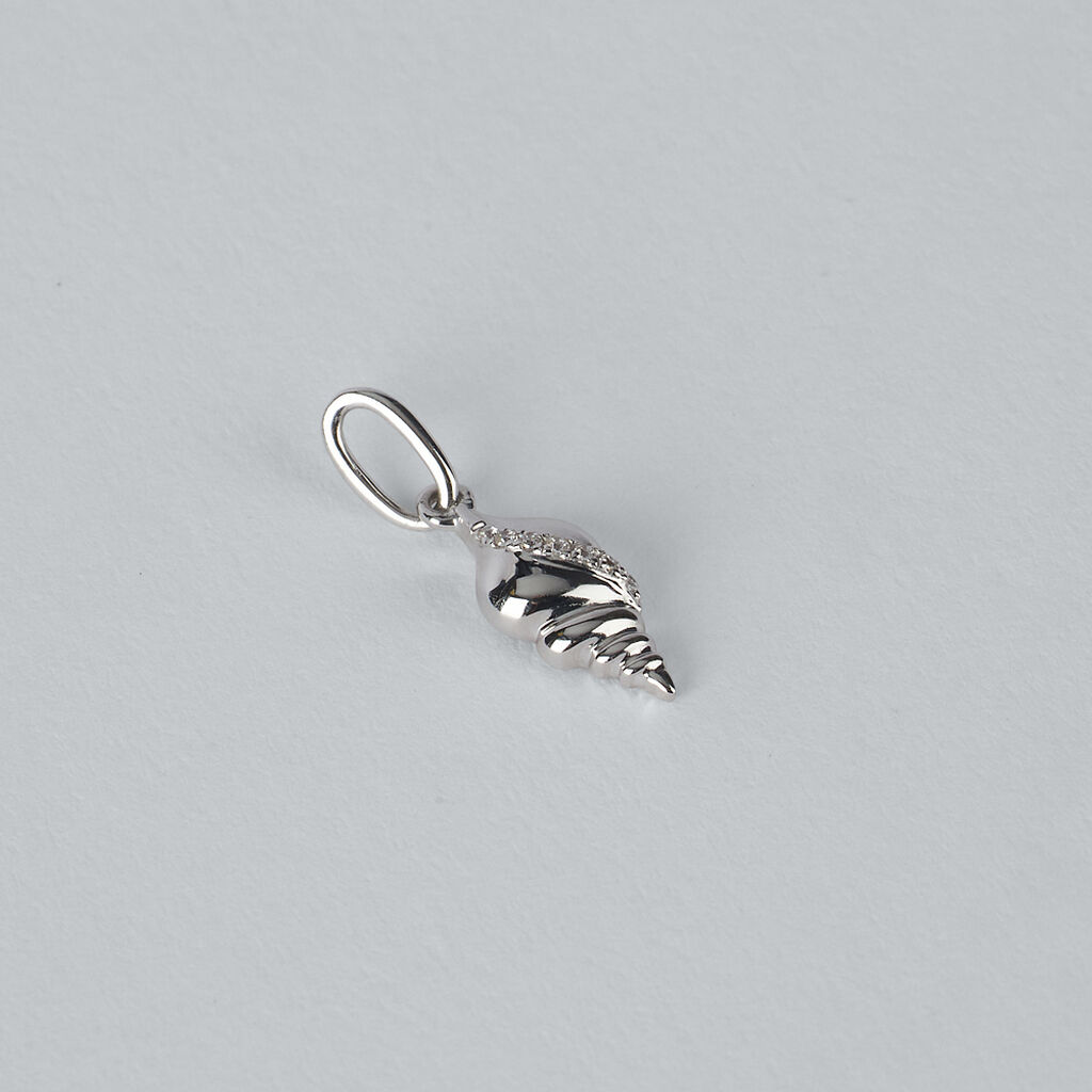 Pendente Poème Oro Bianco Cubic Zirconia - Ciondoli Donna | Stroili