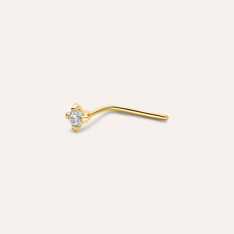 Piercing Naso Punto Luce Bon Ton Oro Giallo Cubic Zirconia - Piercing Naso Donna | Stroili